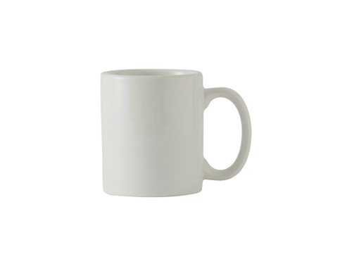 Tuxton BWM-1202 3-1/4" 12 Oz. Ceramic White Mug (2 Dozen Per Case)