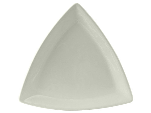 Tuxton BWZ-1248 Ceramic White Triangular Plate (6 Each Per Case)