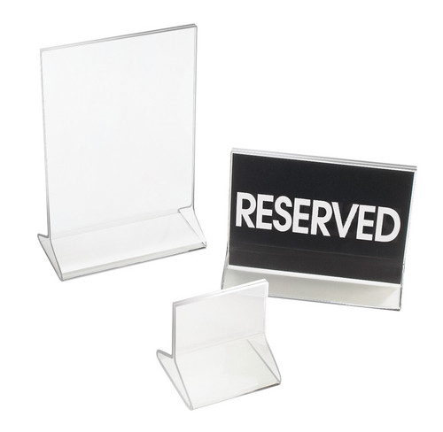 Cal-Mil 500 4-1/2"W Clear Acrylic Reserved Classic Message Holder