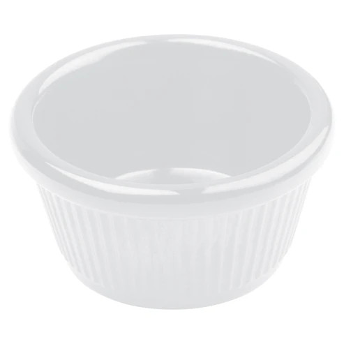 Winco RFM-1W
 1-1/2 Oz.
 Plastic
 White
 Ramekin
 8 Dozen (Contains 1 Dozen)