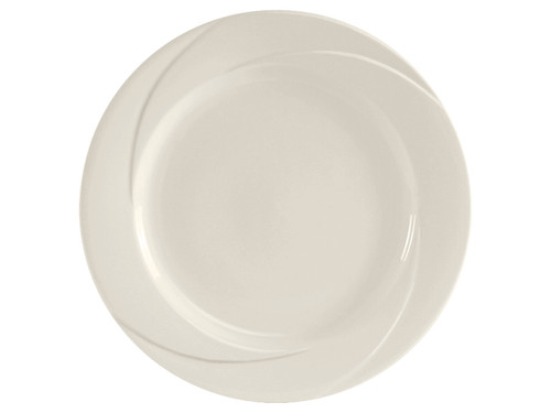 Tuxton ASU-008 11-5/8" Ceramic Pearl White Round Plate (1 Dozen)