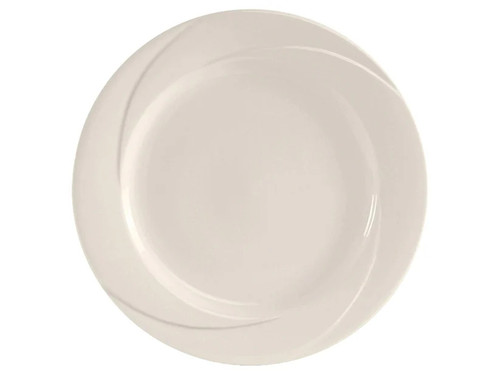 Tuxton ASU-008 11-5/8" Ceramic Pearl White Round Plate (1 Dozen)