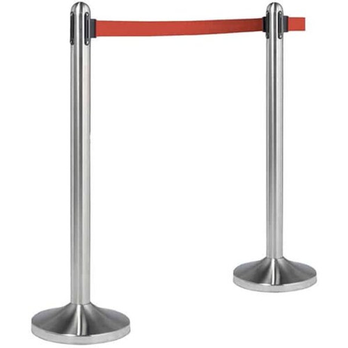 American Metalcraft RSRTRD Securit Barrier Post and Base System portable