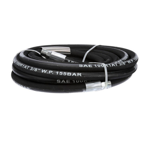 5HR-2HSE-35 3/8 X 35' EQUIP HOSE, BLACK, MEDIUM PRESSURE