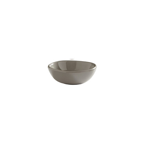 American Metalcraft CBL4SH 4" 4.5 Oz. Plastic Gray Round Fruit Bowl