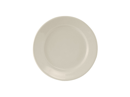 Tuxton TRE-006 6-5/8" Ceramic American White/Eggshell Round Plate (3 Dozen Per Case)