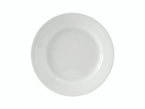 Tuxton FPA-082 8-1/4" Porcelain Round Plate (2 Dozen Per Case)