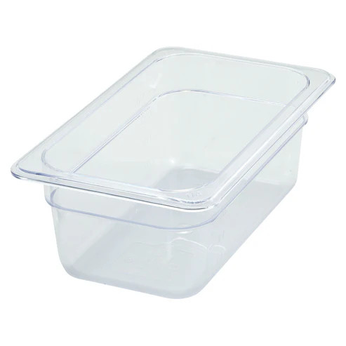Winco SP7404 1/4 Size Polycarbonate Poly-Ware Food Pan