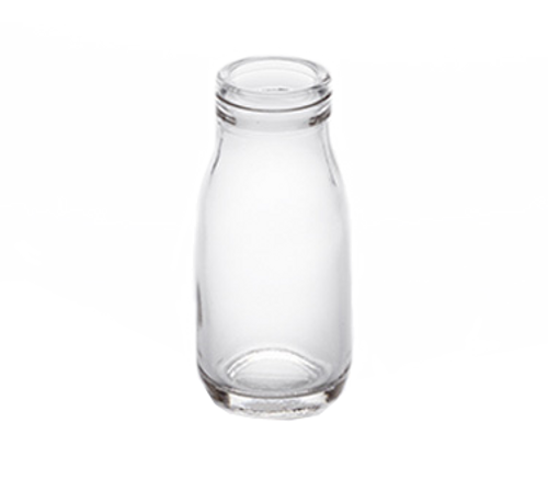 American Metalcraft GMB3 3 Oz. 1.75" Dia. x 4" H Glass Milk Bottle