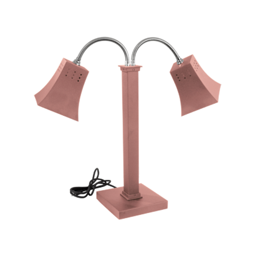 Eastern Tabletop 9672CP Stainless Steel Lamp Warmer with 2 Bulbs - 120 Volts, 250 Watts