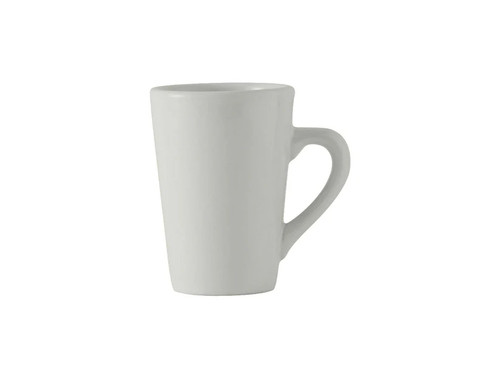 Tuxton BWM-080D 3-1/8" 8 Oz. Ceramic White Alpine Mug (2 Dozen Per Case)