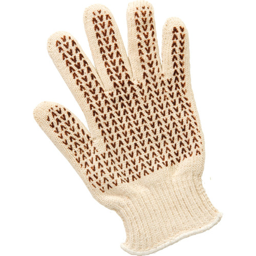San Jamar ML5000 100% Cotton Knit Heavy-Duty One Size Fits All Hot Mill Glove