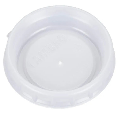 Cambro CLAM8B5190 Translucent Disposable CamLid (2000 Per Case)