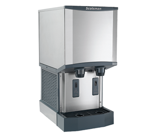 Scotsman HID312AX-1 Meridian 260 Lbs. Stainless Steel Air Cooled Nugget Ice and Water Dispenser - 115 Volts