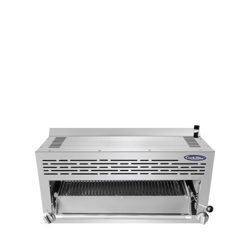 Atosa ATSB-36-LP 36" W Stainless Steel Liquid Propane Manual CookRite Salamander Broiler - 43,000 BTU