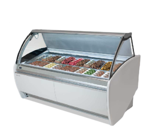 Infrico USA IDC-VAR18H 76.97"W Gelato Case-Curved Glass