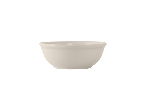 Tuxton TRE-018 5-7/8" 15 Oz. Ceramic American White/Eggshell Round Nappie (3 Dozen Per Case)