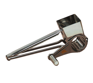 American Metalcraft SCG8 8.63" x 3.63" x 2.88" H Stainless Steel Handle Crank Cheese Grater