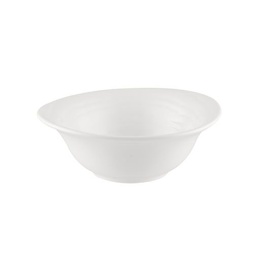 CAC China BHM-B7 13 Oz. Bone White Porcelain Round Bahamas Bowl (3 Dozen Per Case)
