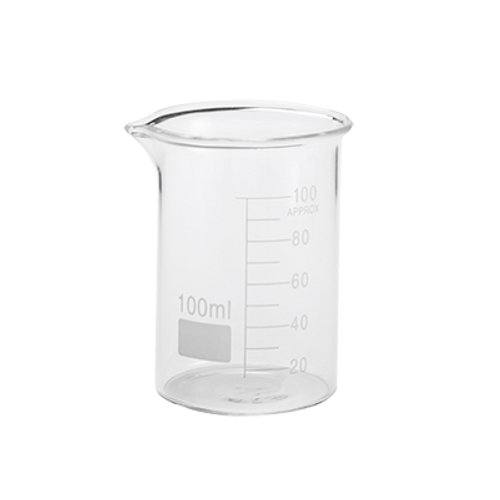 American Metalcraft GBE3 3.5" Oz. 2.5 Dia. x 3" H Glass Beaker