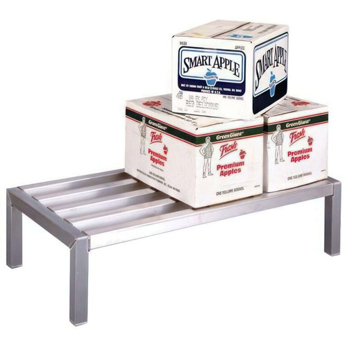 Lakeside 9182 60" W x 12" H Aluminum 5 Lateral Bars Dunnage Rack