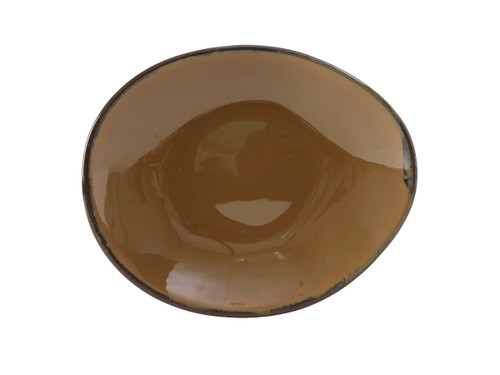 Tuxton GAJ-651 Ceramic Oval Ellipse Plate (1 Dozen)