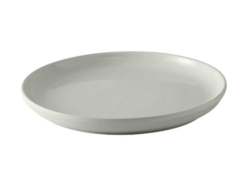 Tuxton BWA-1315 13-1/8" Ceramic White Round Pizza/Serving Plate (6 Each Per Case)