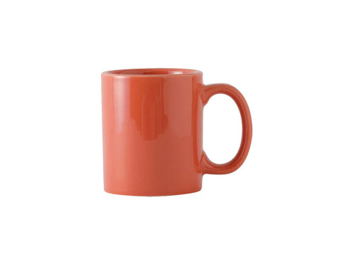 Tuxton BNM-1202 3-1/4" 12 Oz. Ceramic Cinnebar Mug (2 Dozen Per Case)