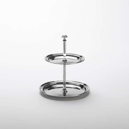 American Metalcraft STS2 7" Dia. x 7.75" H Round Stainless Steel Display Stand