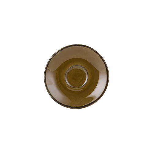 Tuxton GAJ-086 5" Ceramic Mojave Round Espresso Saucer (2 Dozen Per Case)