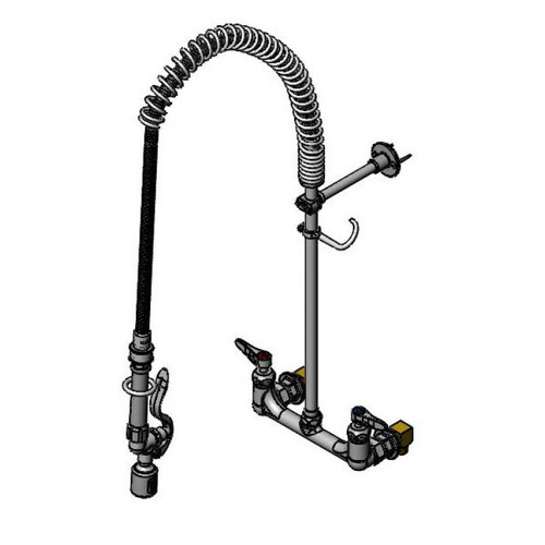 T&S Brass B-0133-CR-BJ-SK EasyInstall Pre-Rinse Unit 8"