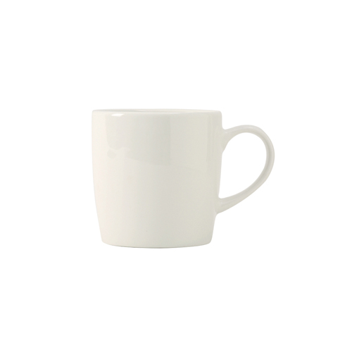 Tuxton AMU-152 3" 10-1/2 Oz. Ceramic Pearl White Mug (2 Dozen Per Case)