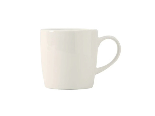 Tuxton AMU-152 3" 10-1/2 Oz. Ceramic Pearl White Mug (2 Dozen Per Case)
