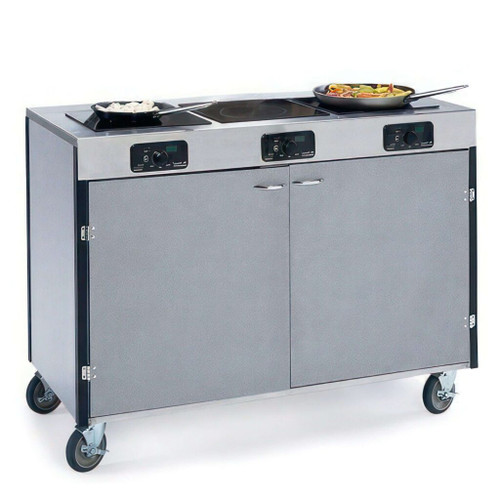 Lakeside 2080 Station Mobile Cooking Cart Induction Heat Stove