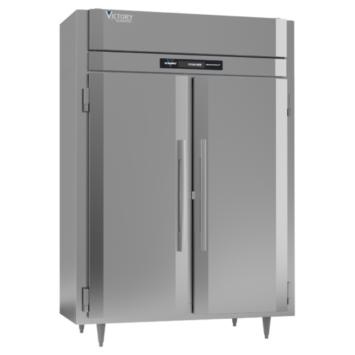 Victory FS-2D-S1-EW-HC 58.38" W Two-Section Solid Door Reach-In UltraSpec Series Freezer - 115 Volts