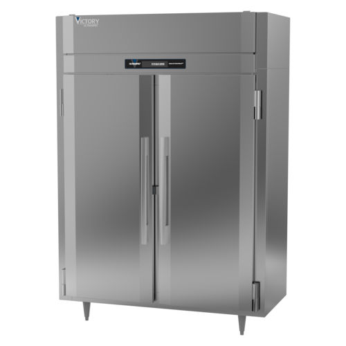 Victory FSA-2N-S1-HC 58.38" W Two-Section Solid Door Reach-In UltraSpec Series Freezer - 115 Volts