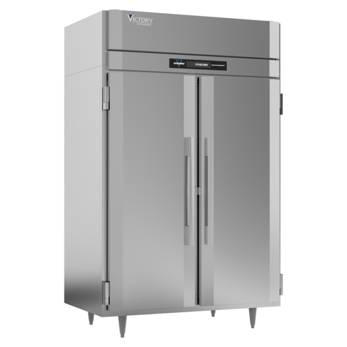Victory FSA-2D-S1-HC 52.13" W Two-Section Solid Door Reach-In UltraSpec Series Freezer - 115 Volts