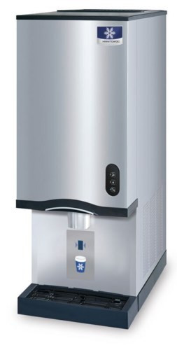 Manitowoc CNP0202A 16.25" W Air Cooled Countertop Nugget Style Touchless Dispensing Ice Maker and Water Dispenser - 115 Volts