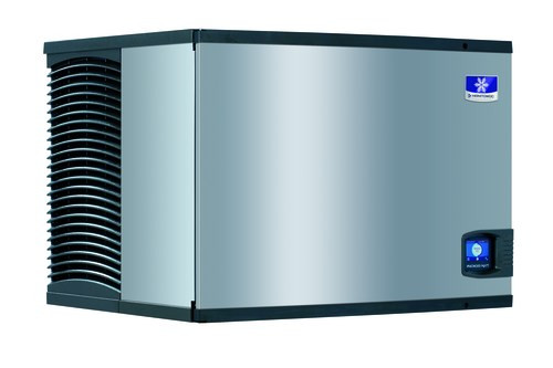 Manitowoc IDP0500W Indigo NXT Series 496 Lbs. Production Capacity DuraTech Exterior Water Cooled Full Size Dice Cubes Ice Maker - 115 Volts