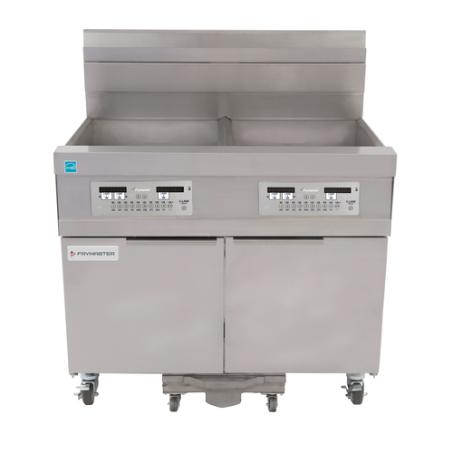 Frymaster 31814GF-LP 63 Lbs. Stainless Steel Liquid Propane Frymaster Fryer Battery - 357,000 BTU