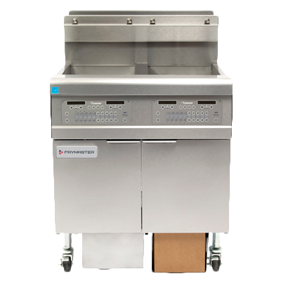 Frymaster FPGL230CA-LP 30 Lbs. Stainless Steel Liquid Propane Frymaster OCF30 Fryer Battery - 140,000 BTU