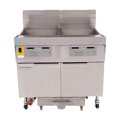 Frymaster FPLHD265-NG 100 Lbs. Stainless Steel Natural Gas Frymaster Fryer Battery - 105,000 BTU