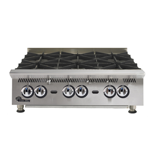 Star 806HA-LP 36" Liquid Propane Countertop Hotplate - 180,000 BTU