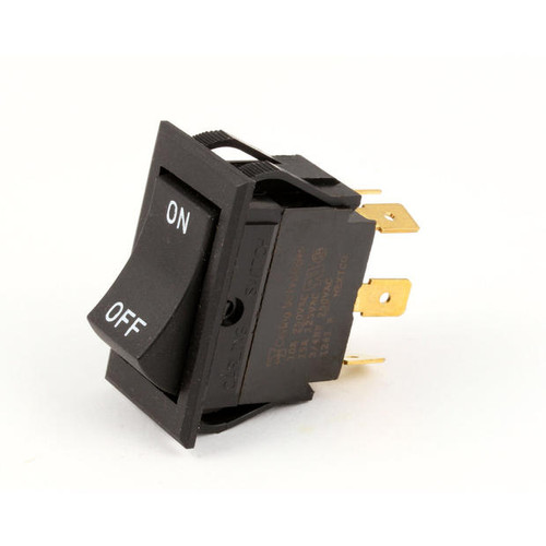 30465 SWITCH, ROCKER DPDT MATT BLACK