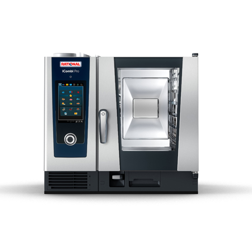 RATIONAL ICP 6-HALF NG 208/240V 1 PH (LM100BG) Natural Gas iCombi Pro 6-Half Size Combi Oven - 208-240 Volts 1 Phase