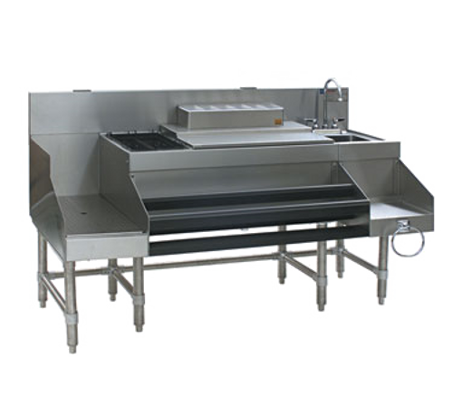 Eagle Group CCS-60-2 60" Underbar Ice Bin/Cocktail Station Blended Station