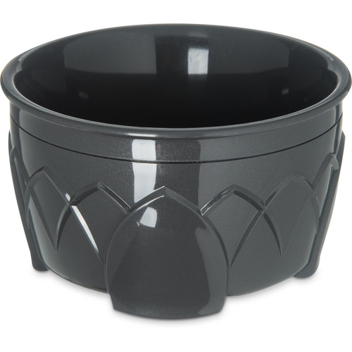 Dinex DX530044 Fenwick 9 oz Graphite Grey Insulated Bowl - 48/Case