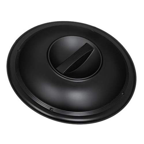 Dinex DXHHDM703 8" Polypropylene Black Dome Lid
