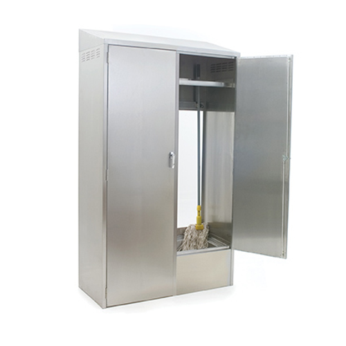 Eagle Group F1916-VSCS-DL 47-1/2"W x 22-1/4"D x 84-1/4"H Mop Sink Cabinet Slanted Top