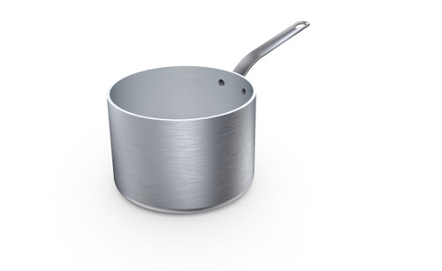 Vollrath 691145 4.50 Qt Aluminum Wear-Ever Classic Select Heavy-Duty Straight Sided Sauce Pan